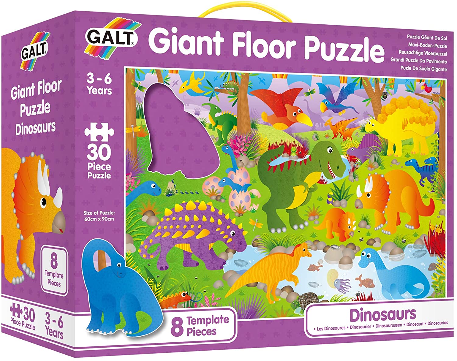 Dan Leggen nog een keer Dinosaur Floor Puzzle - A2Z Science & Learning Toy Store