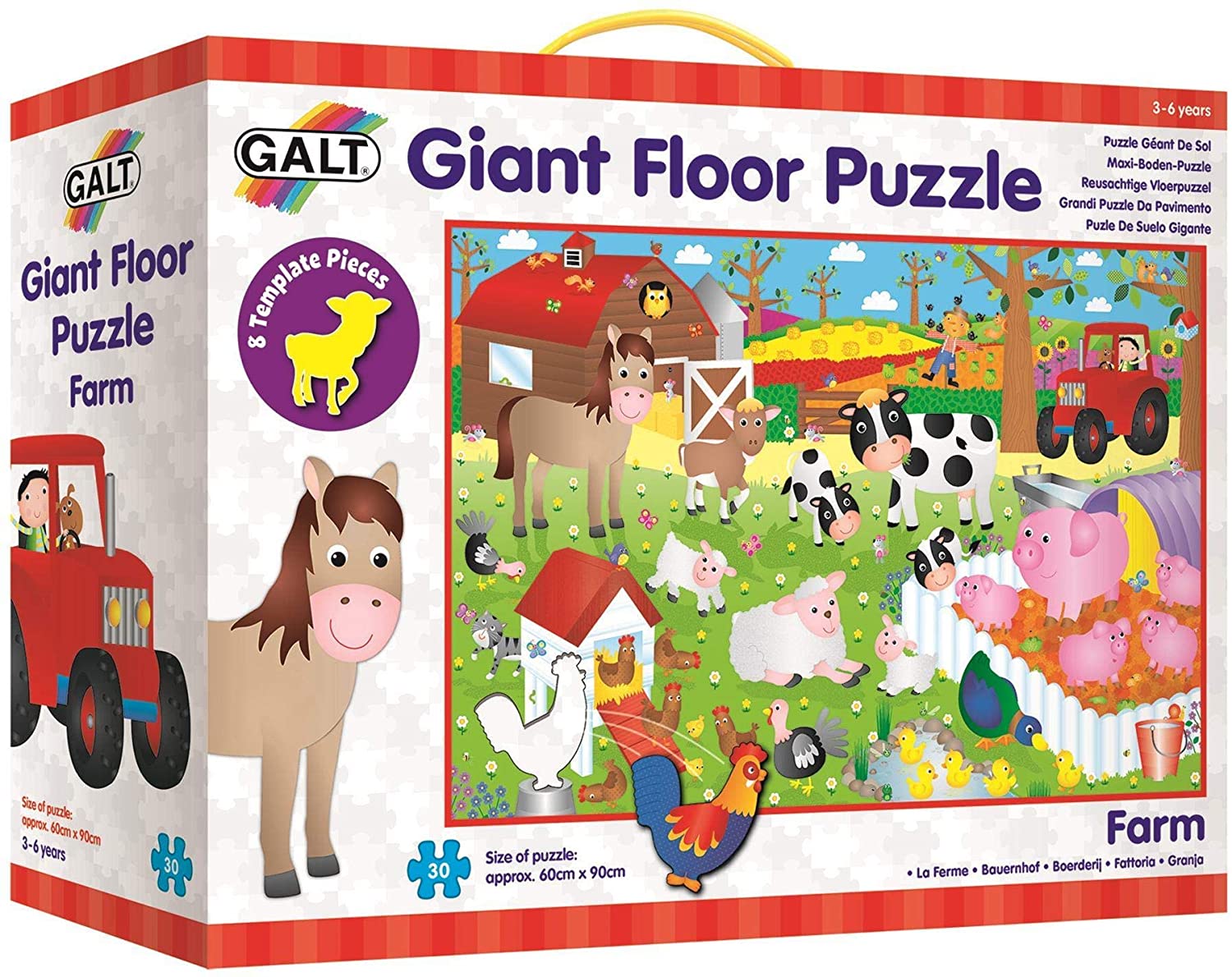 Aan boord satire Versnipperd Farm Floor Puzzle - A2Z Science & Learning Toy Store