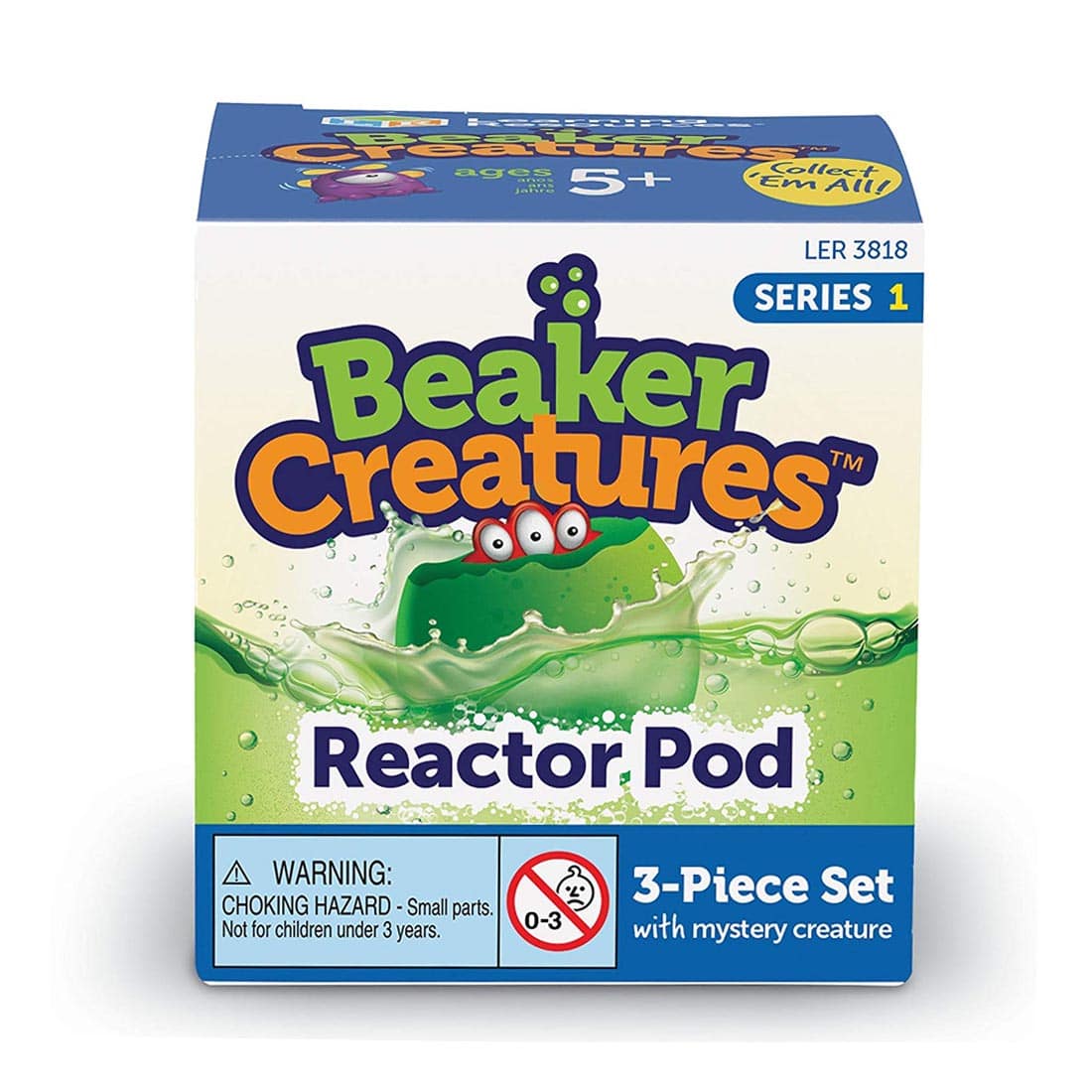 Party Bag Fillers series 1 6 x Learning Resources Beaker Creatures Reactor Pod 