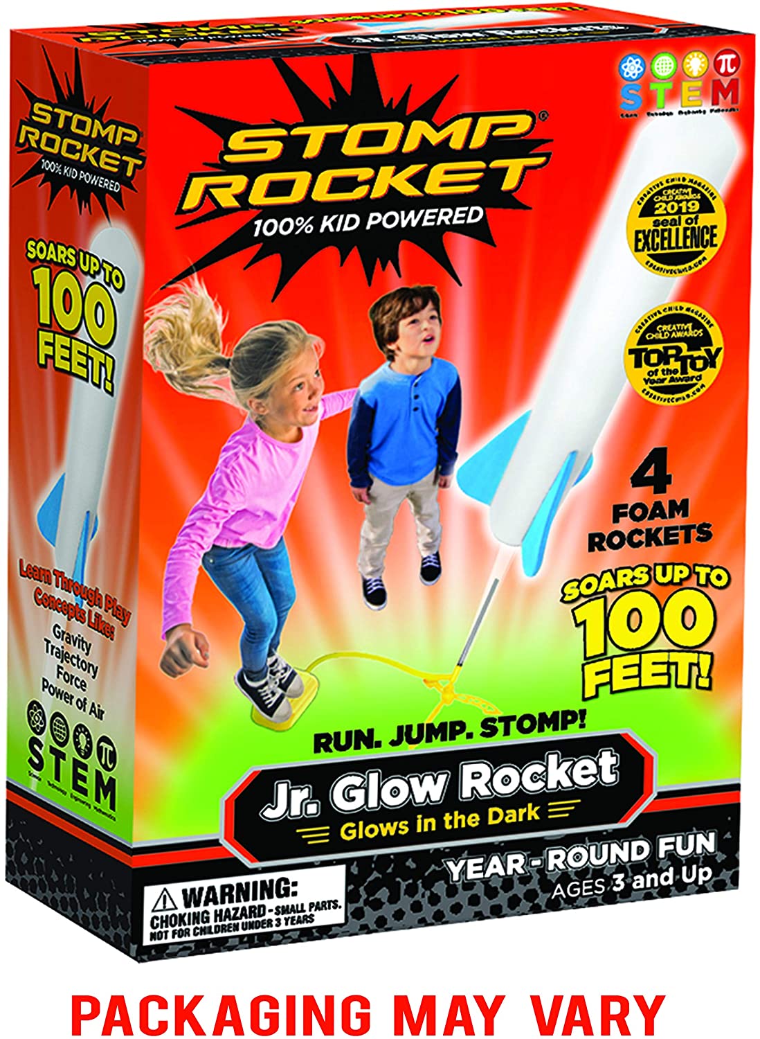 Stomp Rocket Junior Glow Rocket 