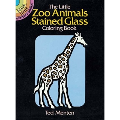 The Little Zoo Animals Stained Glass Coloring Book - A2Z Science & Learning  Toy Store
