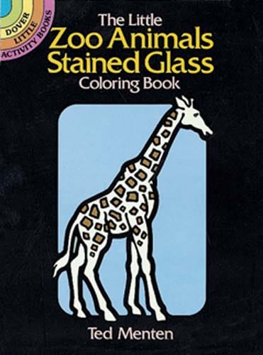 The Little Zoo Animals Stained Glass Coloring Book - A2Z Science & Learning  Toy Store