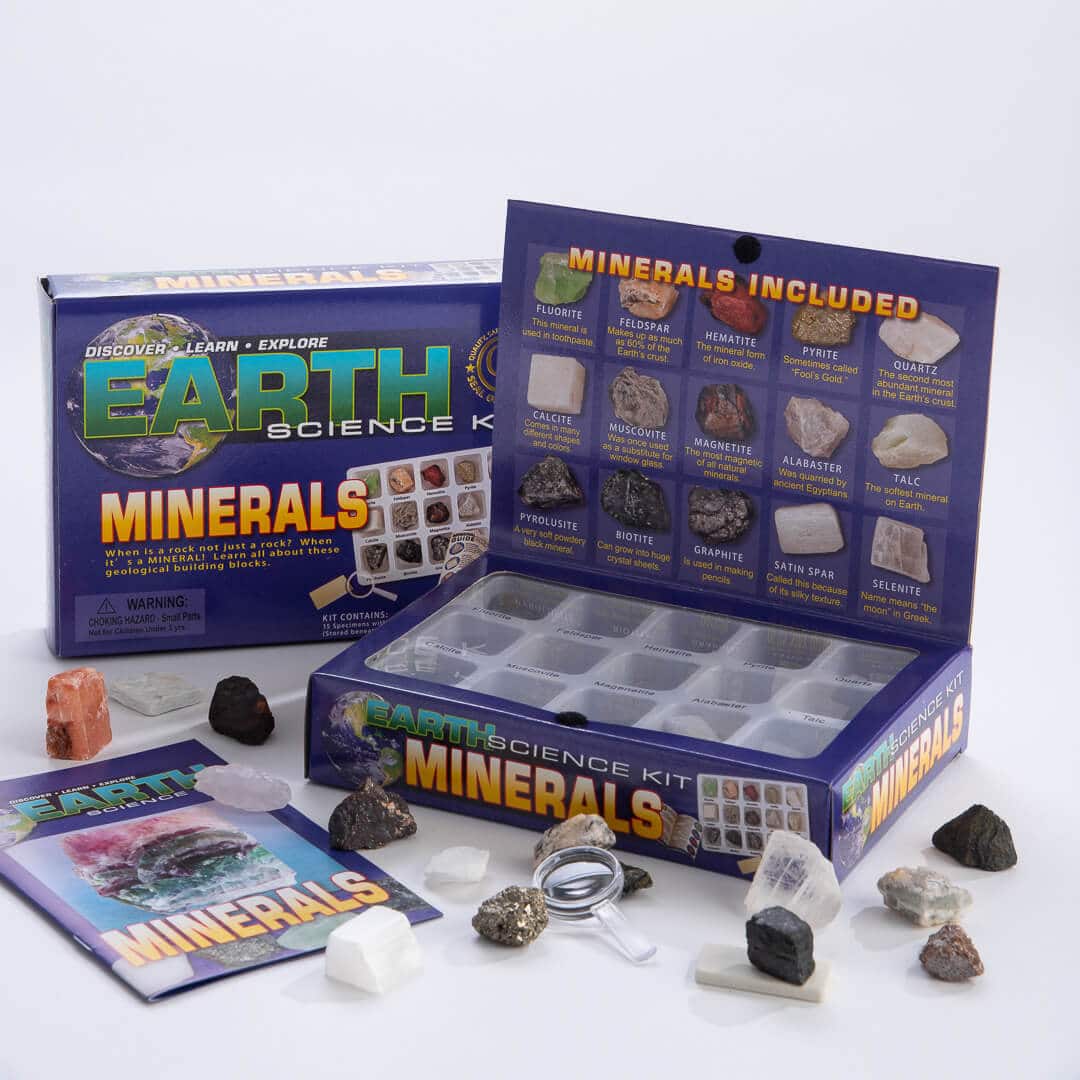Geologist Science Earth Geology Toys Fun Fossil & Mineral Dig Out Tool Kit 