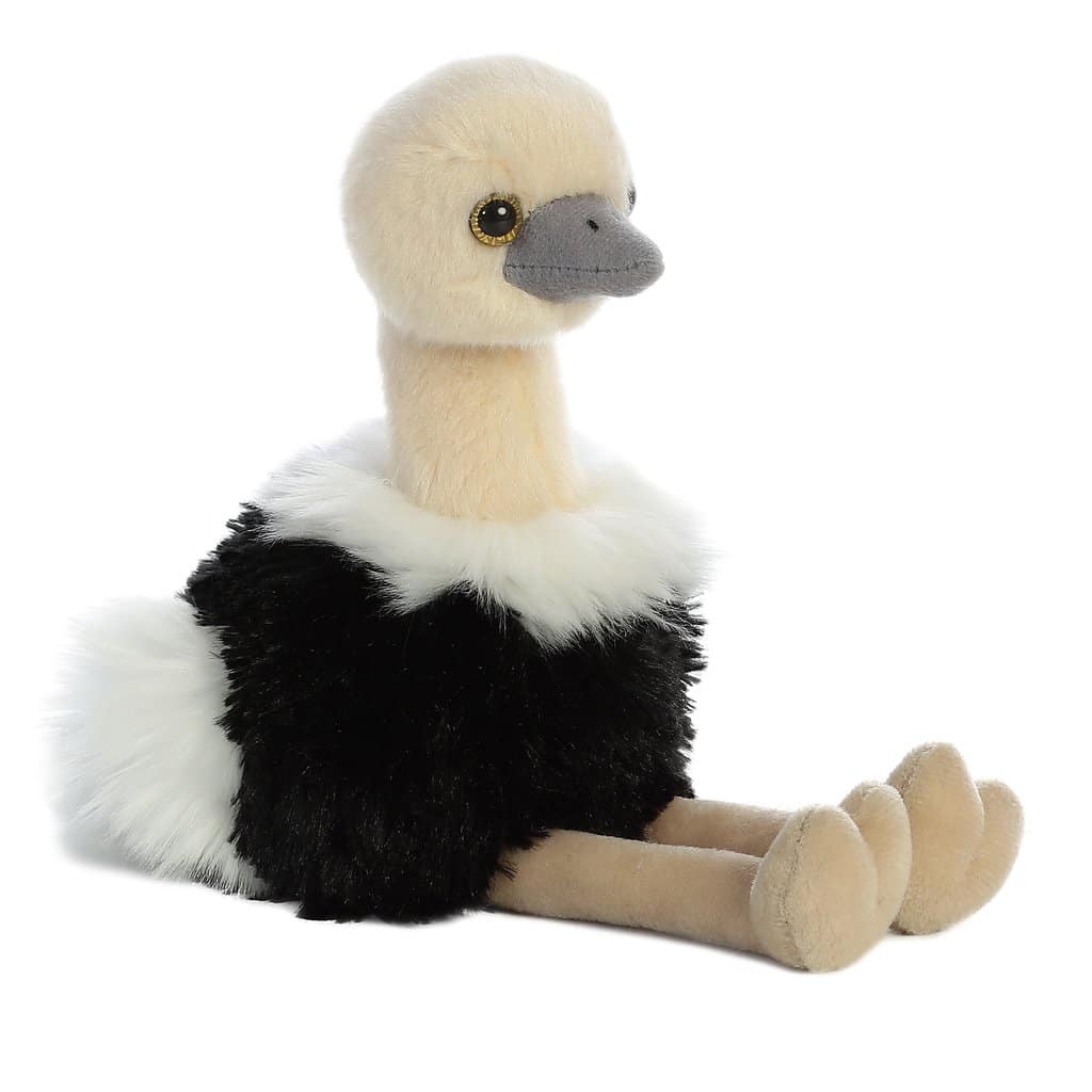 Mini Flopsies /Flopsie Ozzi Ostrich 8" Cuddly Soft Toy Teddy by AURORA 