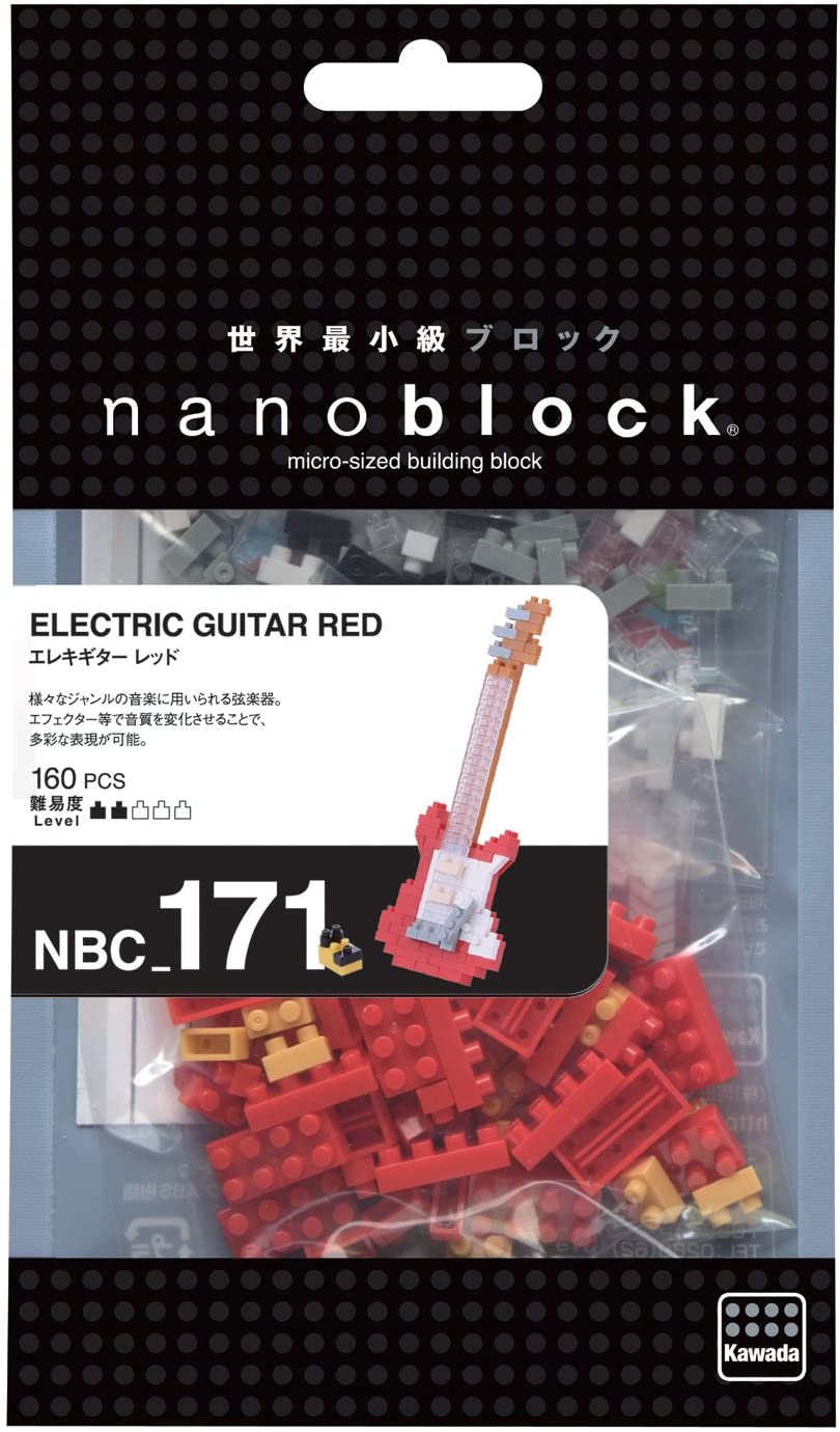Nanoblock Electric Bass Guitar Learn to Play Build Model MUSIC GIFT 