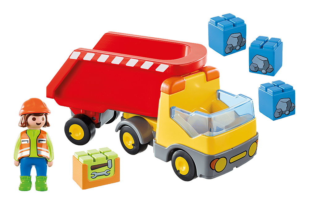 3 Playmobil 1 Construction Truck 2 