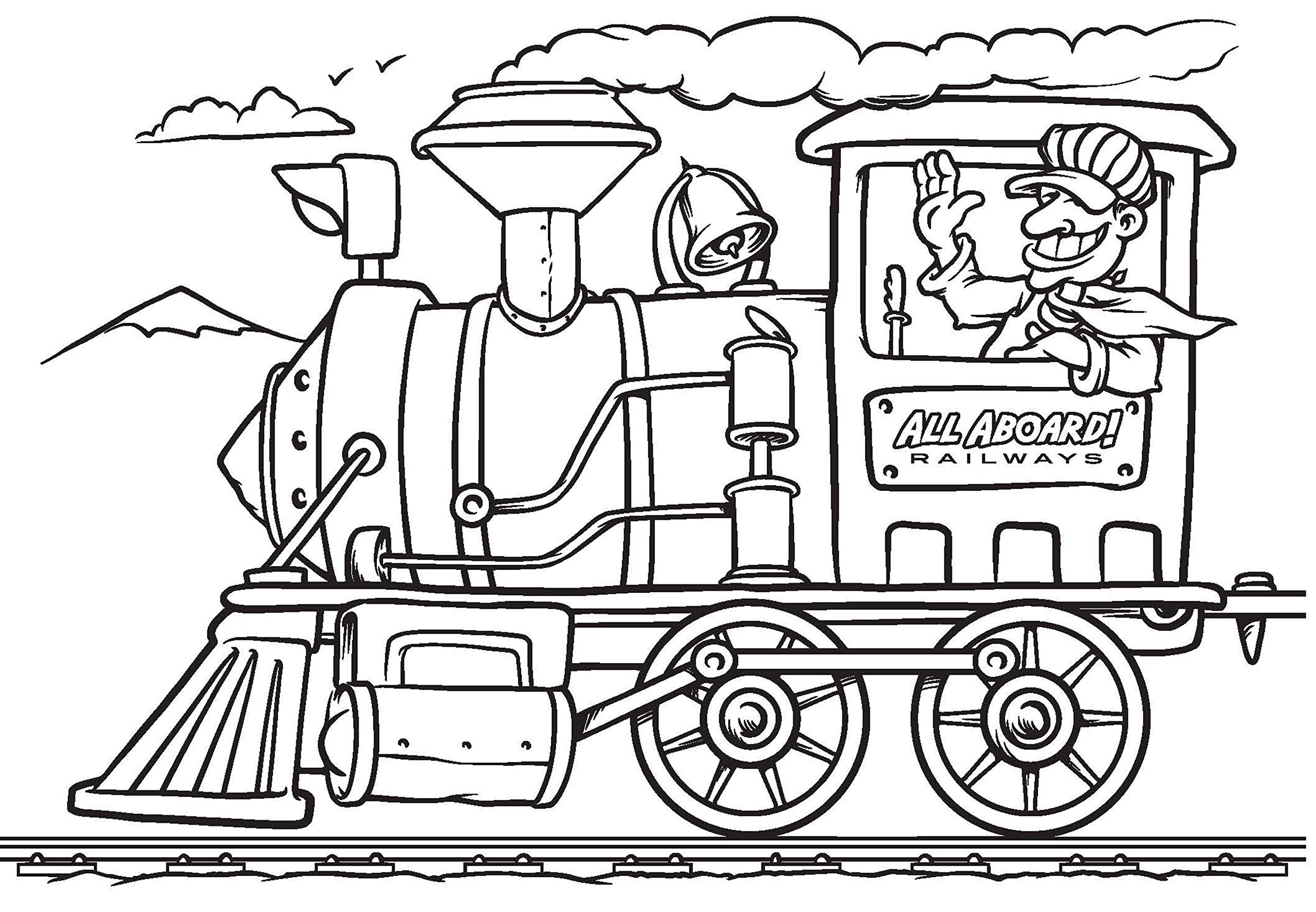 Things That Go Coloring Book Cars, Trucks, Planes, Trains and ...