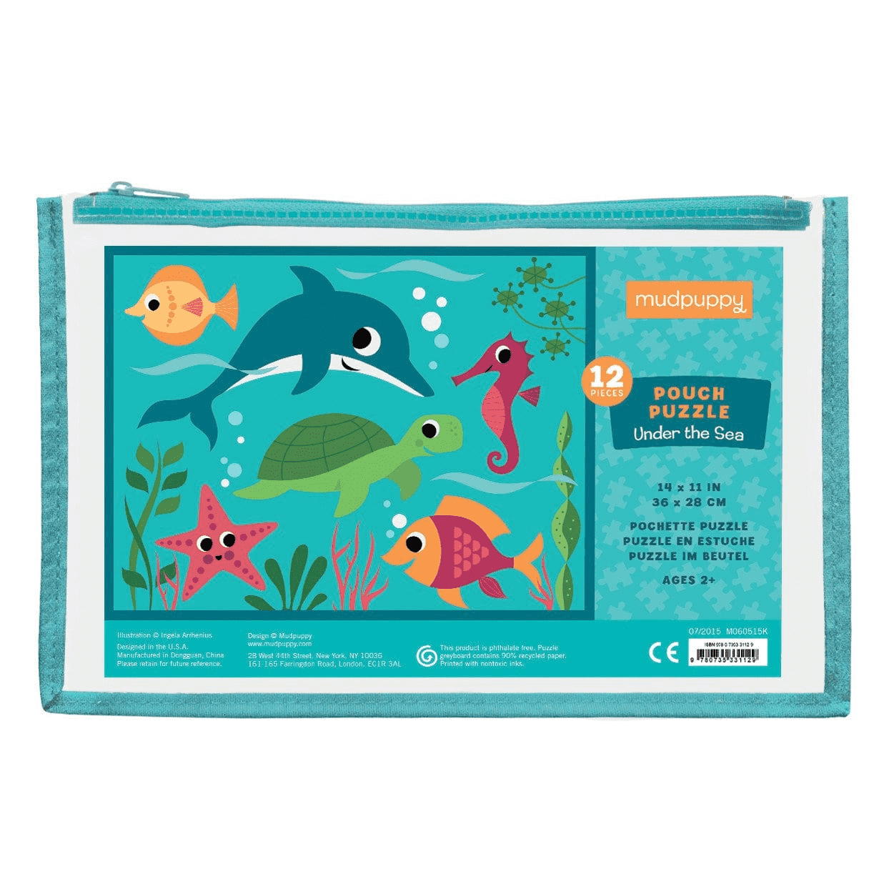 New Sealed Jigsaw Childrens Pre School Puzzle Under The Sea Chunky Handle 