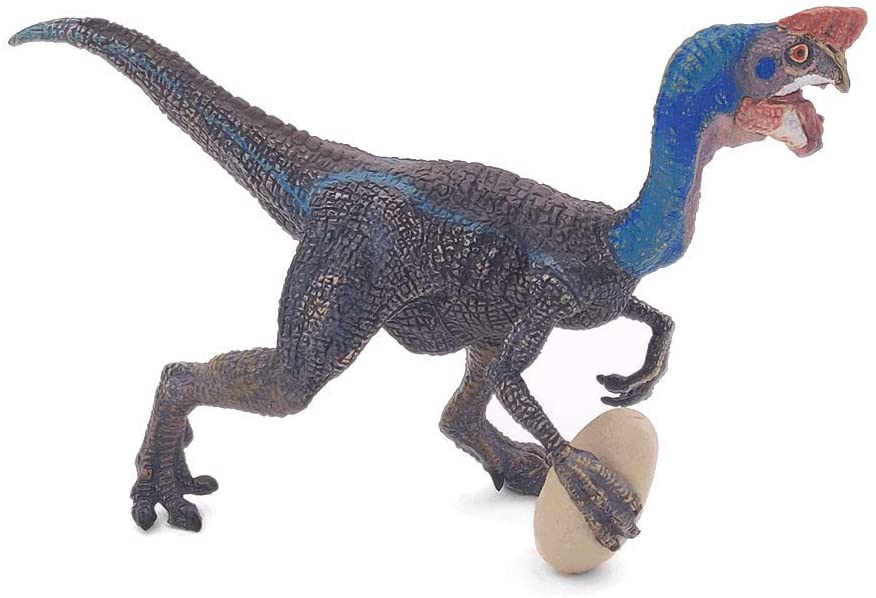 NEW * Papo BLUE OVIRAPTOR solid plastic toy Jurassic DINOSAUR raptor 