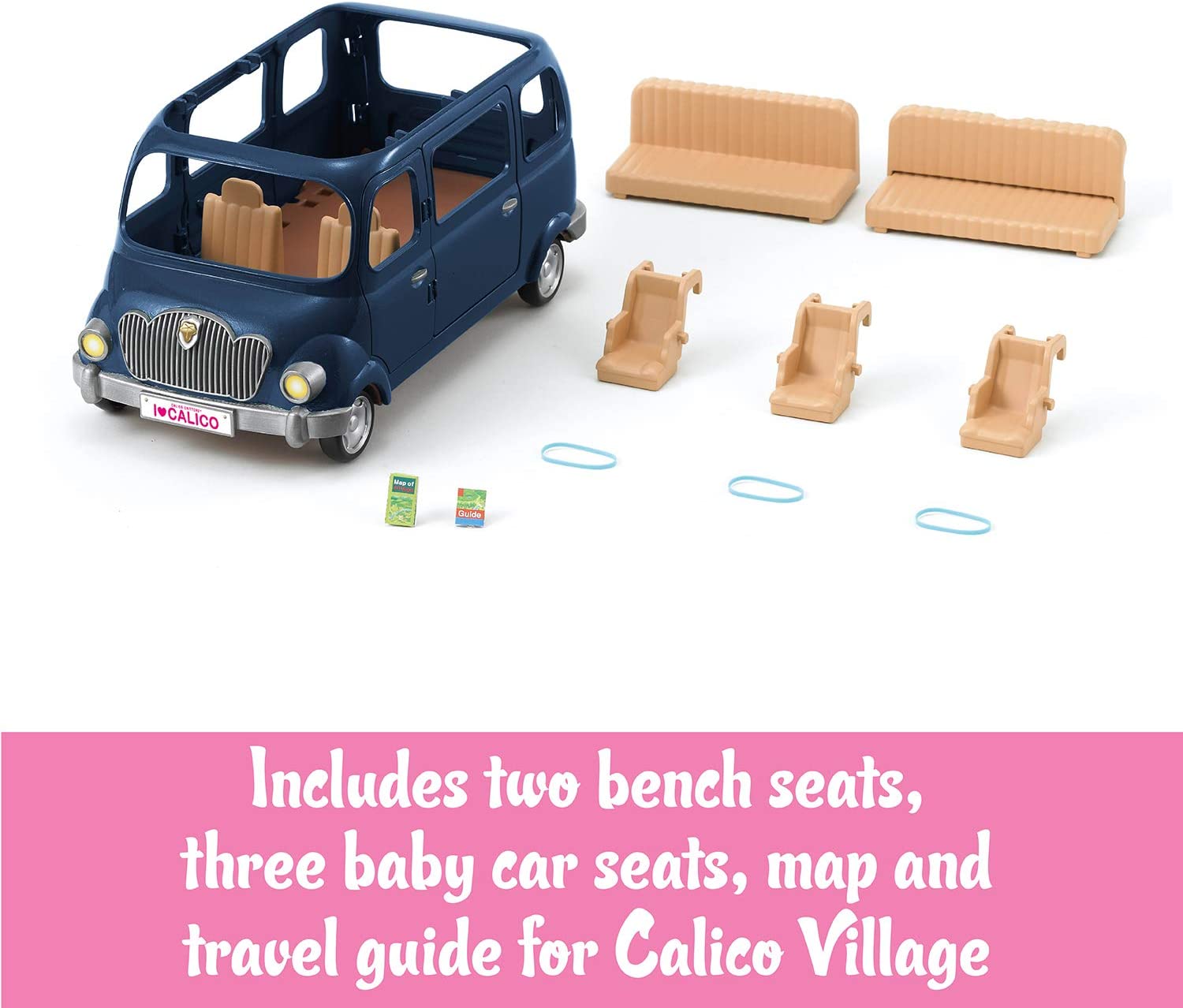 SYLVANIAN FAMILIES CALICO CRITTERS FAMILY SEVEN SEATER REPLACEMENT BABY SEAT 