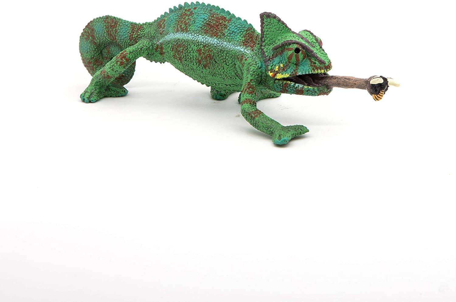 NEW Beautifully Detailed Very Realistic 4" Chameleon PVC Plastic Figure 