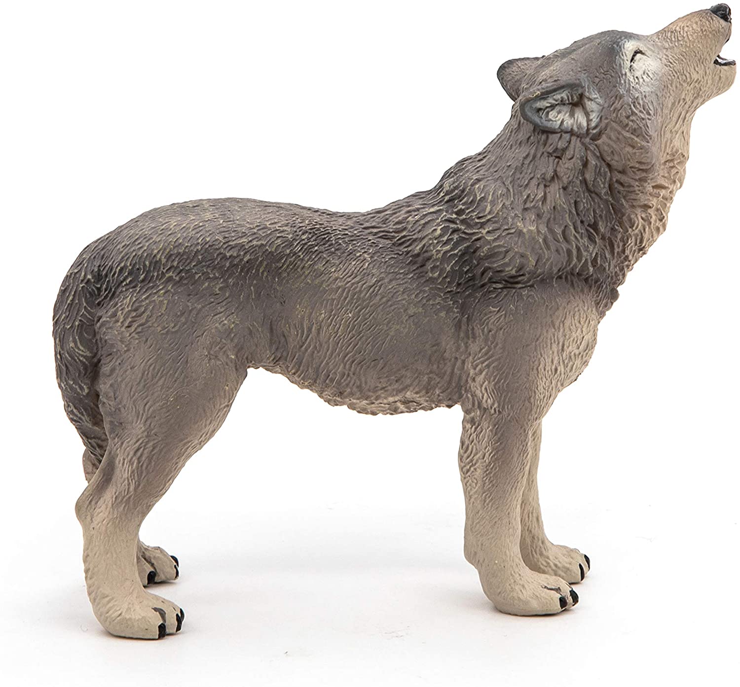 2pcs Wild Animal Model Howling Wolf Figurine Figures Kids Educational Toy 