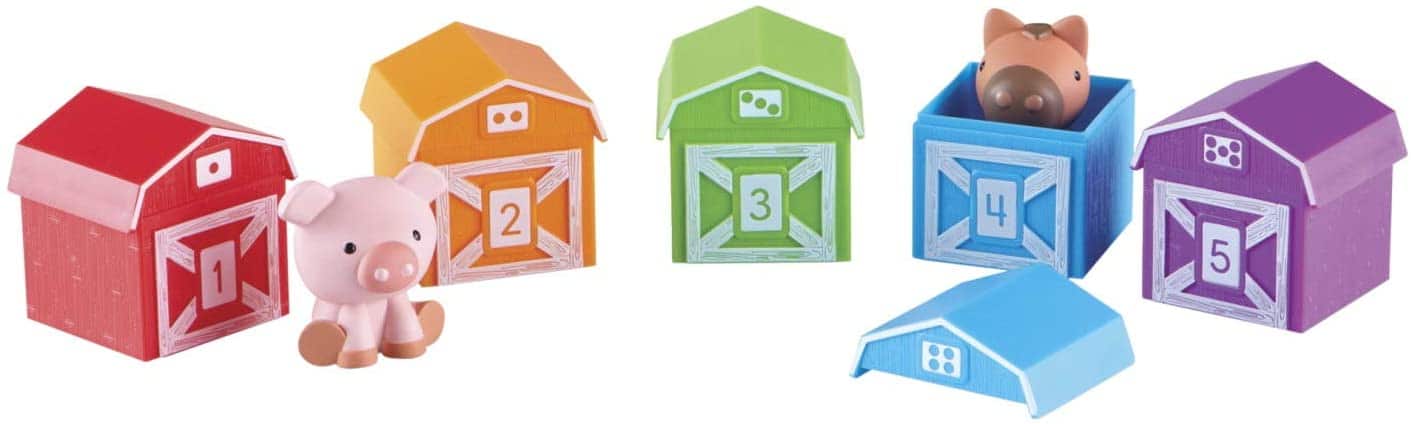 Learning Resources Peekaboo Farm Counting Matching & Multi-color for sale online 