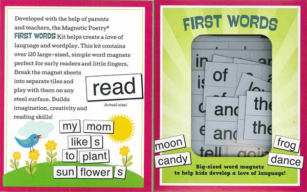 Refrigerator Poetry Word Magnets Lost Poetry Magnet Set 