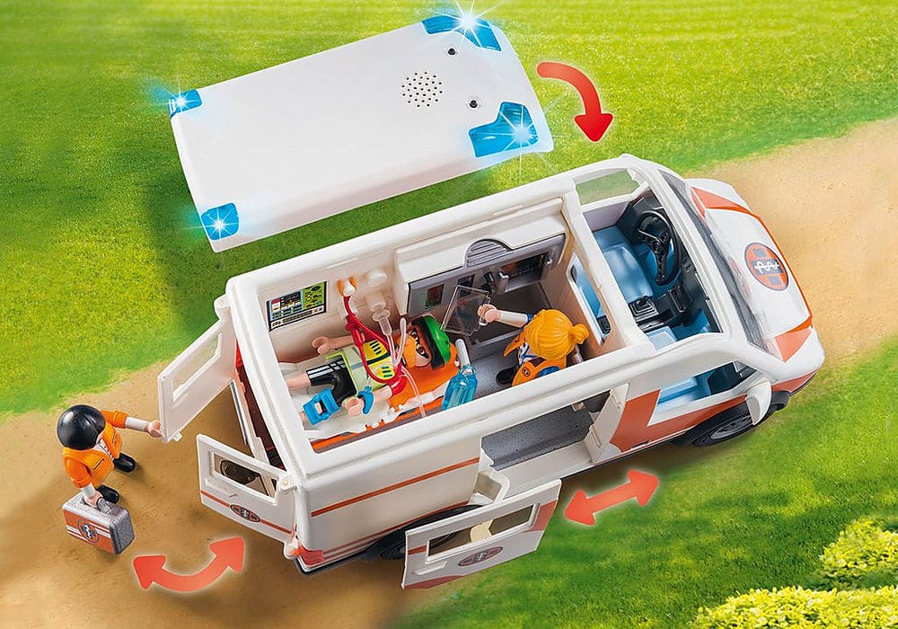 PLAYMOBIL Rescue Ambulance Playset 