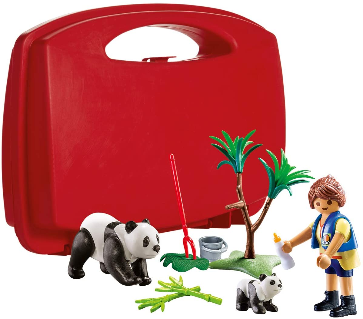 Vag pustes op bekæmpe Playmobil Panda Caretaker Carry Case - A2Z Science & Learning Toy Store