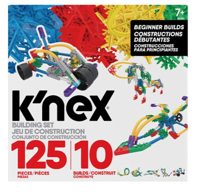 Fuera Largo Contando insectos K'Nex Classics - 125 Pc Beginner Builds - A2Z Science & Learning Toy Store